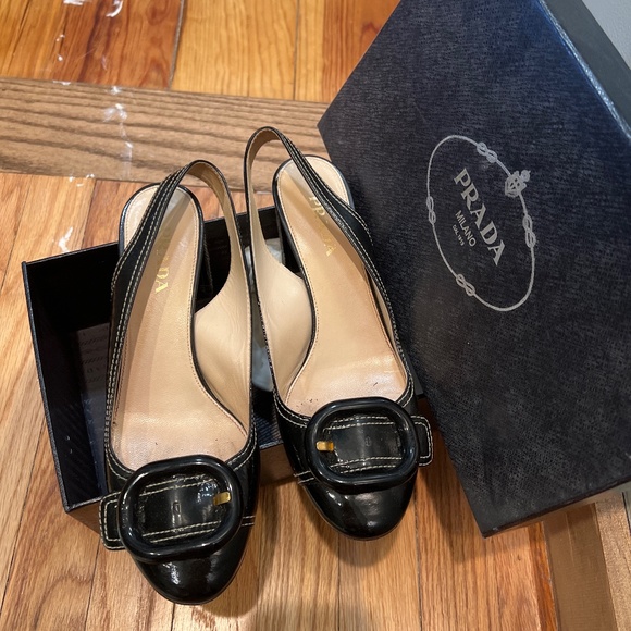 Prada Shoes - Prada black heels